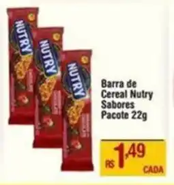 Max Atacadista Barra de Cereal Nutry Sabores Pacote oferta