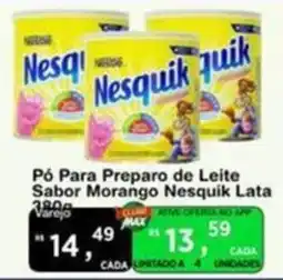 Max Atacadista Pó Para Preparo de Leite Sabor Morango Nesquik Lata oferta