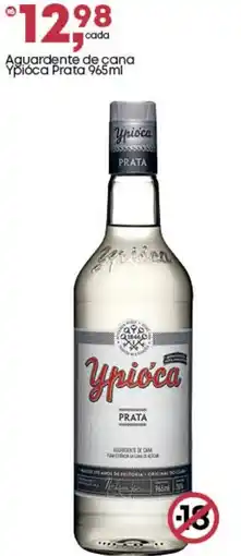 Frangolândia Aguardente de cana Ypioca Prata oferta