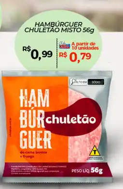 Rede Krill Hamburguer chuletão misto oferta