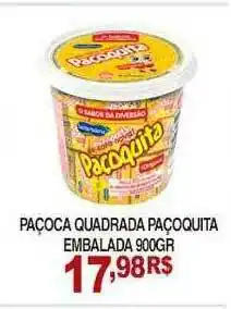 Paçoca Quadrada Paçoquita