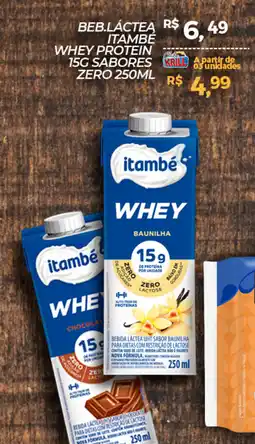 Rede Krill Beb.láctea itambé whey protein 15g sabores zero oferta