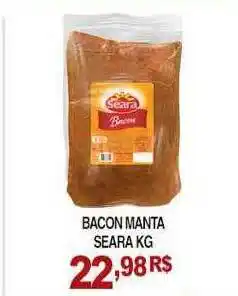 Mercadão Atacadista Bacon Manta Seara Kg oferta