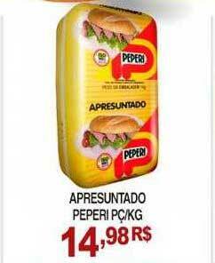 Mercadão Atacadista Apresuntado Peperi Pç Kg oferta
