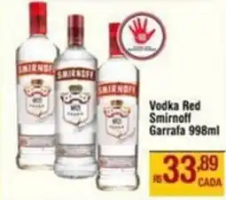 Max Atacadista Vodka Red Smirnoff Garrafa oferta