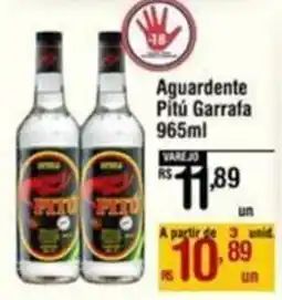 Max Atacadista Aguardente Pitú Garrafa oferta
