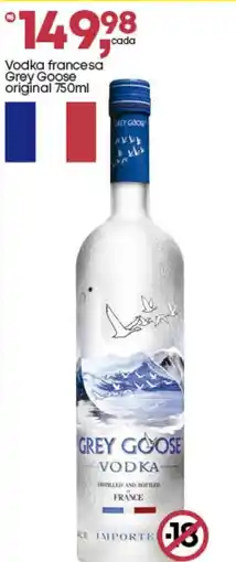 Frangolândia Vodka francesa Grey Goose original oferta