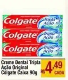 Max Atacadista Creme Dental Tripla Ação Original Colgate Caixa oferta