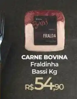 Peg Pese Carne Bovina Fraldinha Bassi Kg oferta
