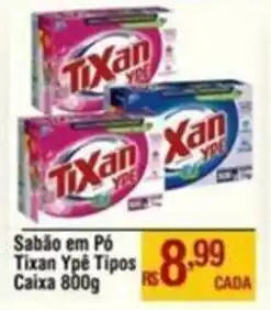 Max Atacadista Sabão em Pó Tixan Ypê Tipos Caixa oferta