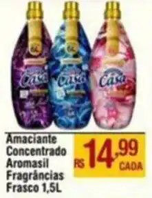 Max Atacadista Amaciante Concentrado Aromasil Fragrâncias Frasco oferta
