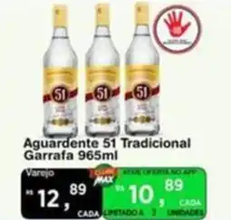 Max Atacadista Aguardente 51 Tradicional Garrafa oferta