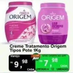 Max Atacadista Creme Tratamento Origem Tipos Pote oferta
