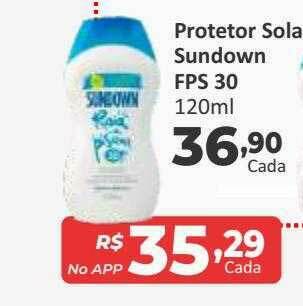 Peruzzo Protetor Solar Sundown Fps 30 oferta