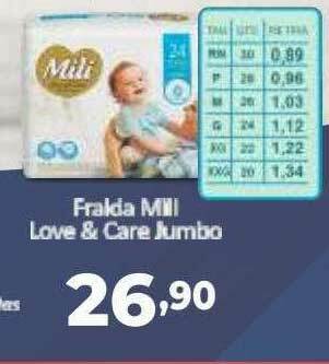Peruzzo Fralda Mili Love & Care Jumbo oferta