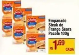 Max Atacadista Empanado Steak de Frango Seara Pacote oferta
