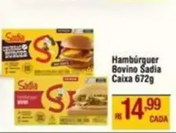 Max Atacadista Hambúrguer Bovino Sadia Caixa oferta