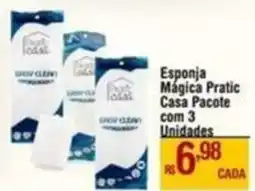 Max Atacadista Esponja Mágica Pratic Casa Pacote oferta