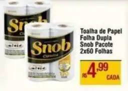 Max Atacadista Toalha de Papel Folha Dupla Snob Pacote oferta