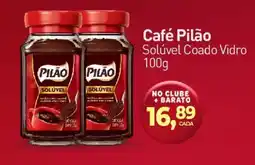 Rede Bom Lugar Café Pilão Solúvel Coado Vidro oferta