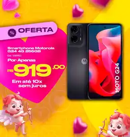 Casa e Vídeo Smartphone Motorola G24 4G 256GB oferta
