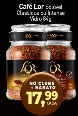 Rede Bom Lugar Café Lor Solúvel Classique ou Intense Vidro oferta
