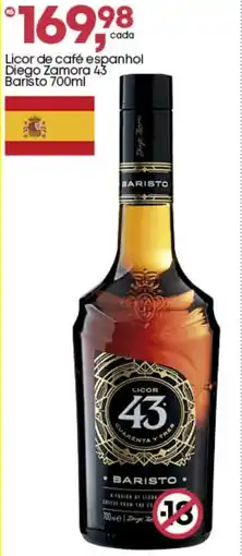 Frangolândia Licor de café espanhol Diego Zamora 43 Baristo oferta