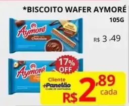 Casas Bahia Biscoito wafer Aymoré oferta