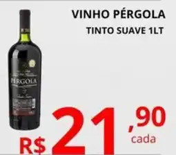 Casas Bahia Vinho pérgola tinto suave oferta