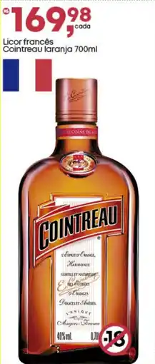 Frangolândia Licor francês Cointreau laranja oferta