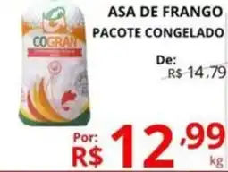 Casas Bahia Asa de frango pacote congelado oferta