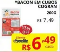 Casas Bahia Bacon em cubos cogran oferta