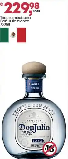 Frangolândia Tequila mexicana Don Julio blanco oferta