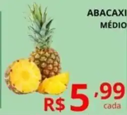 Casas Bahia Abacaxi médio oferta