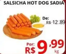 Casas Bahia Salsicha hot dog sadia oferta