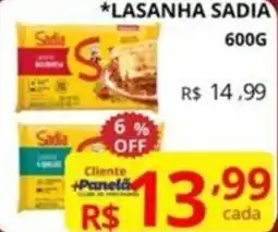 Casas Bahia Lasanha sadia oferta