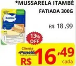 Casas Bahia Mussarela itambé fatiada oferta