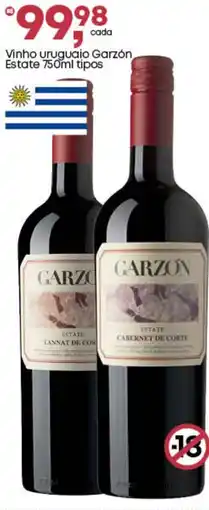 Frangolândia Vinho uruguaio Garzón Estate tipos oferta