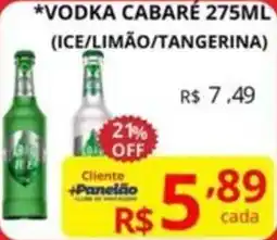 Casas Bahia Vodka cabaré oferta