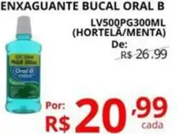 Casas Bahia Enxaguante bucal oral b oferta