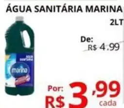 Casas Bahia Água sanitária marina oferta