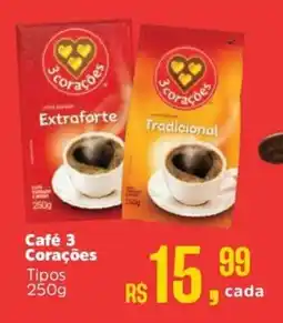 Supermercados Mateus Café 3 Corações Tipos oferta