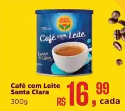 Supermercados Mateus Café com Leite Santa Clara oferta