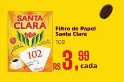 Supermercados Mateus Filtro de Papel Santa Clara oferta