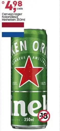 Frangolândia Cerveja lager holandesa Heineken oferta