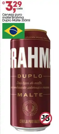 Frangolândia Cerveja puro malte Brahma Duplo Malte oferta