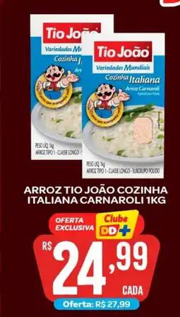 Atacadão Dia a Dia Arroz Tio João cozinha italiana carnaroli oferta