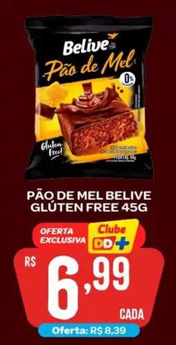 Atacadão Dia a Dia Pão de mel belive glúten free oferta