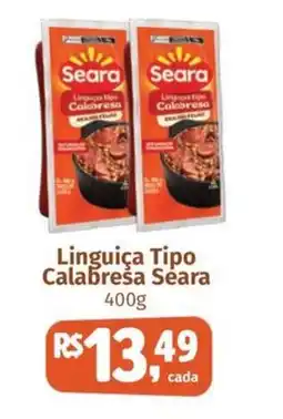 Supermercados Mateus Linguiça Tipo Calabreša Seara oferta