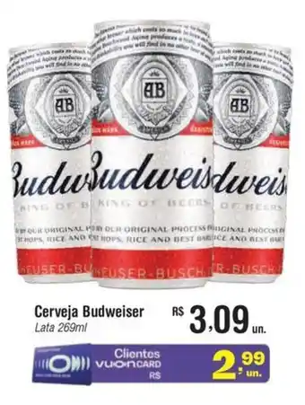 Fort Atacadista Cerveja Budweiser Lata oferta